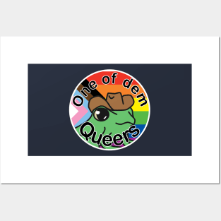 Pride Frog with a cowboy hat Posters and Art